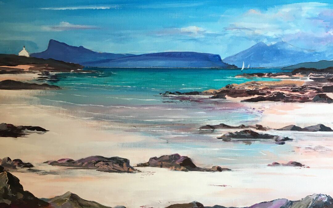 Eigg  & Rum from Arisaig